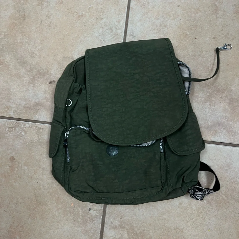 Kipling Green Backpack